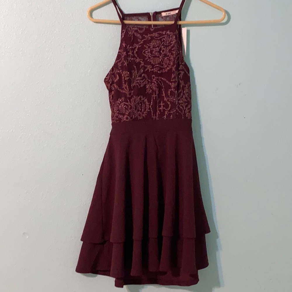 a formal dress